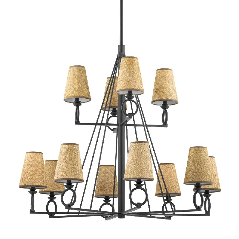 Industrial Task Lighting for Precision WorkstationsPendelton 12 Light Chandelier