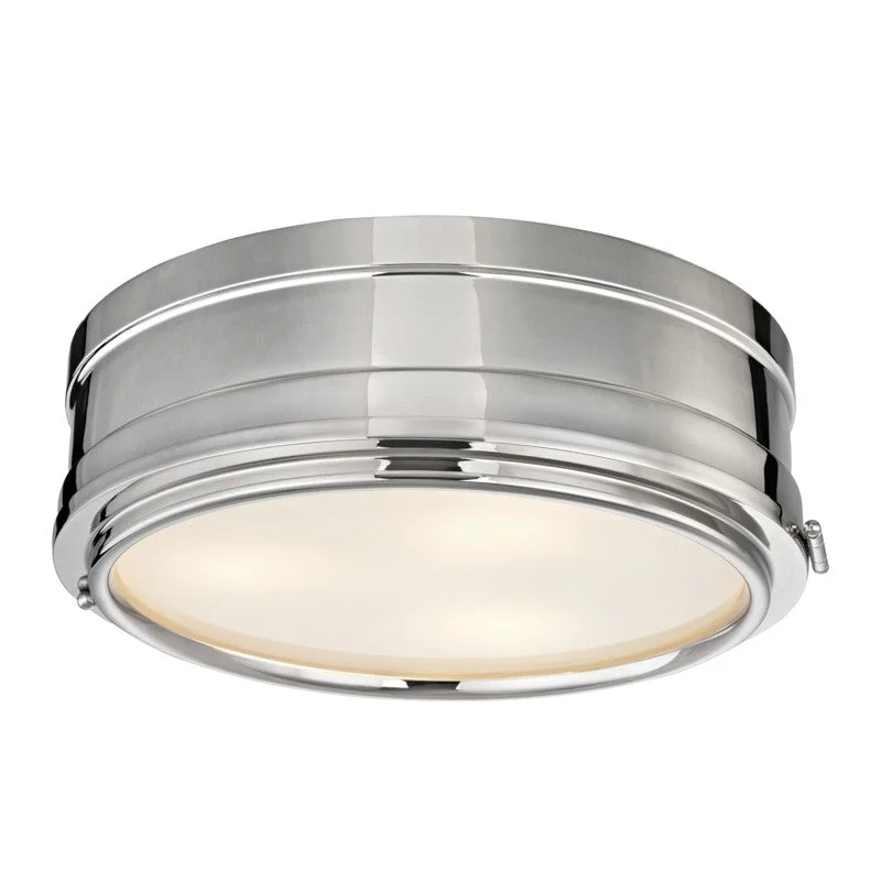 Industrial Lighting for Pharmaceutical ManufacturingRye Three Light Flush Mount