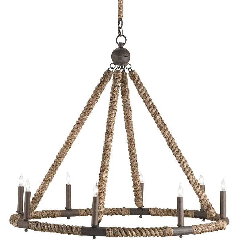 Industrial Lighting for Electronics ManufacturingBowline Eight Light Chandelier
