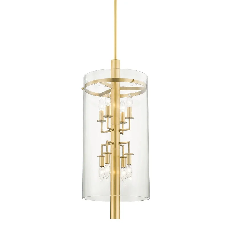 Industrial Lighting for Woodworking FactoriesBaxter Eight Light Pendant