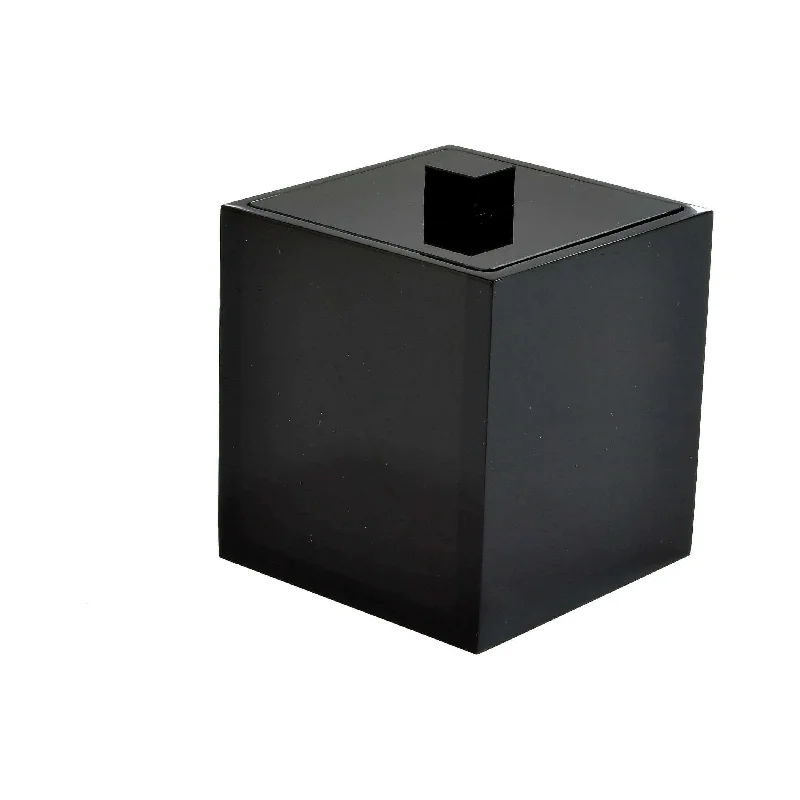 Track lighting with a brushed nickel finishIce Black Container