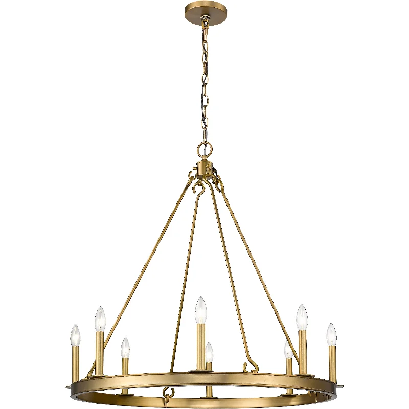 Low - voltage track lighting for safetyBarclay 8-Light Chandelier