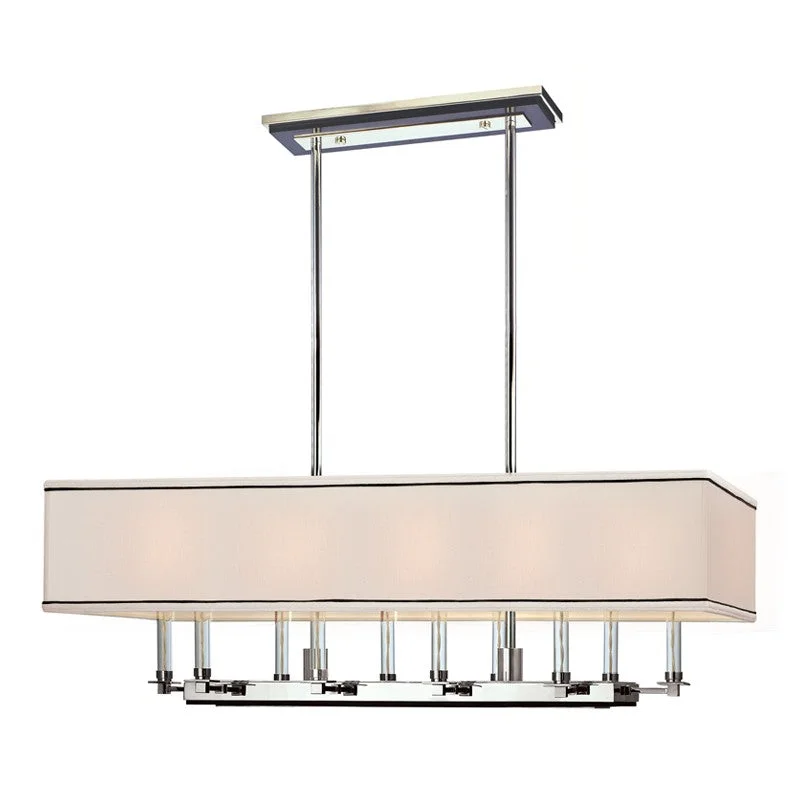 Industrial Lighting for Food Processing FactoriesCollins Ten Light Island Chandelier Industrial Lighting for Food Processing FactoriesCollins Ten Light Island Chandelier
