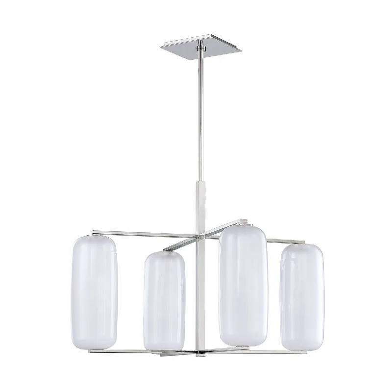 Industrial Lighting with High CRI (Color Rendering Index) for True Color PerceptionPebble Four Light Chandelier Industrial Lighting with High CRI (Color Rendering Index) for True Color PerceptionPebble Four Light Chandelier