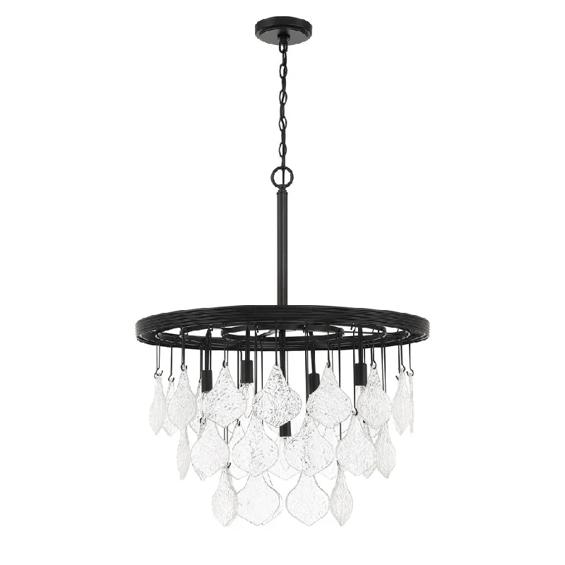 Low - Bay Industrial Lighting Fixtures for Small FactoriesVesi 5 Light Pendant in Flat Black Low - Bay Industrial Lighting Fixtures for Small FactoriesVesi 5 Light Pendant in Flat Black