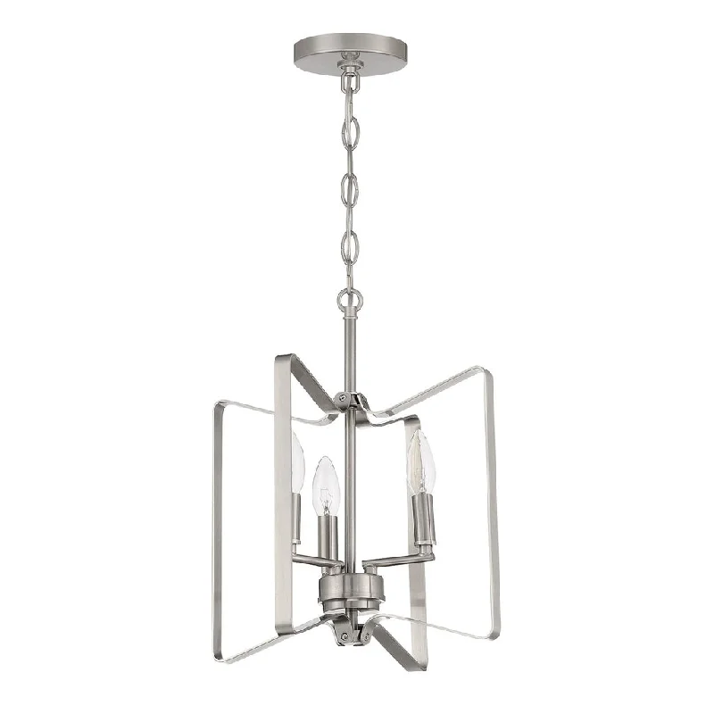 High - Bay LED Industrial Lighting for WarehousesShayna 3 Light Convertible Semi Flush in Brushed Polished Nickel High - Bay LED Industrial Lighting for WarehousesShayna 3 Light Convertible Semi Flush in Brushed Polished Nickel