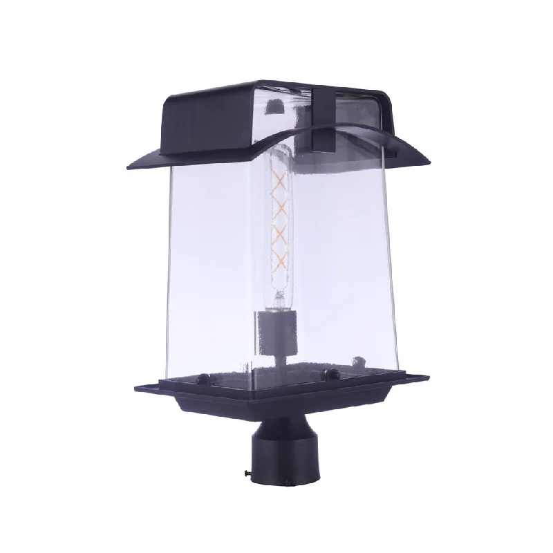Dust - Resistant Industrial Lighting for Dirty WorkspacesSmithy 1 Light Outdoor Post in Aged Bronze Brushed