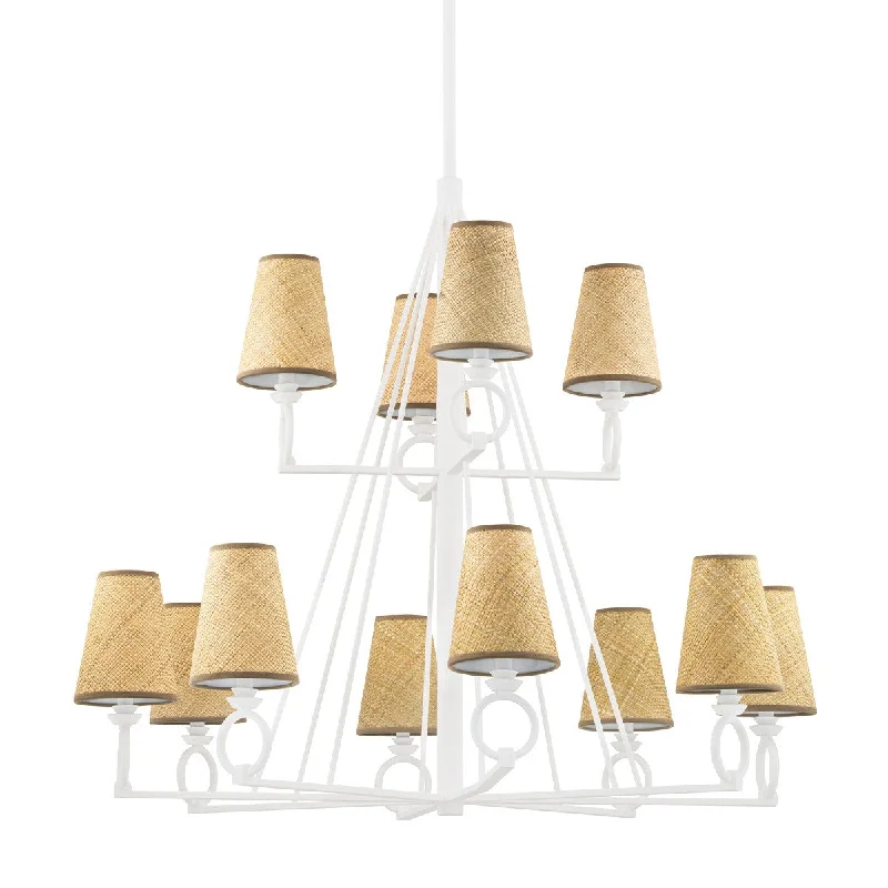 Low - Bay Industrial Lighting Fixtures for Small FactoriesPendelton 12 Light Chandelier Low - Bay Industrial Lighting Fixtures for Small FactoriesPendelton 12 Light Chandelier