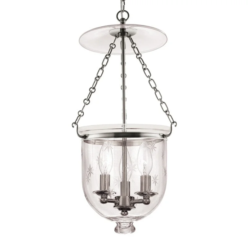 Industrial Task Lighting for Precision WorkstationsHampton Three Light Pendant