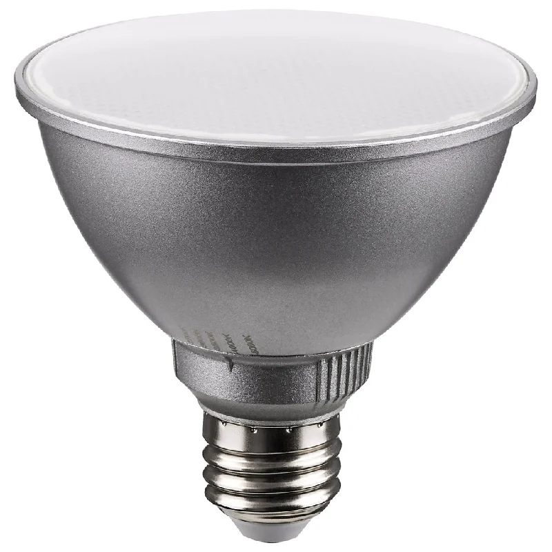 Industrial Lighting for Textile Mills11 Watt PAR30SN LED - Medium Base - Silver Finish - CCT Selectable - 120 Volt - 25 Degree Beam Angle - 6 Pack Industrial Lighting for Textile Mills11 Watt PAR30SN LED - Medium Base - Silver Finish - CCT Selectable - 120 Volt - 25 Degree Beam Angle - 6 Pack