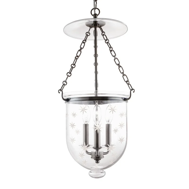 Industrial Lighting for Furniture FactoriesHampton Three Light Pendant