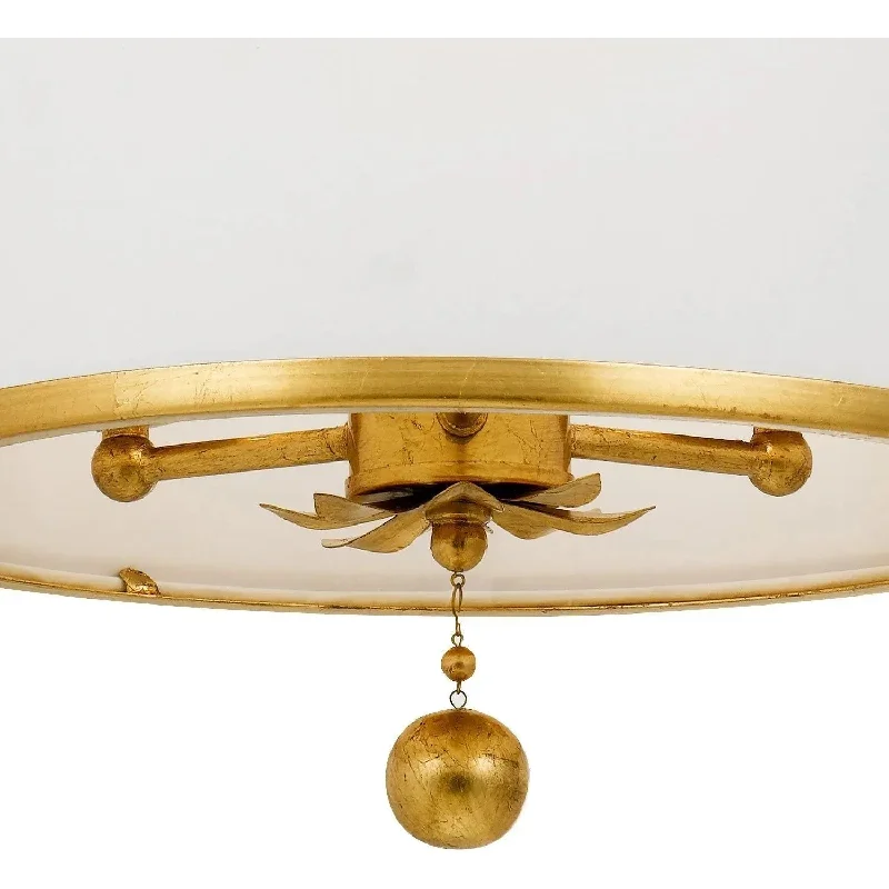 Track lighting for adding a touch of eleganceBroche Semi Flush Mount - Drum