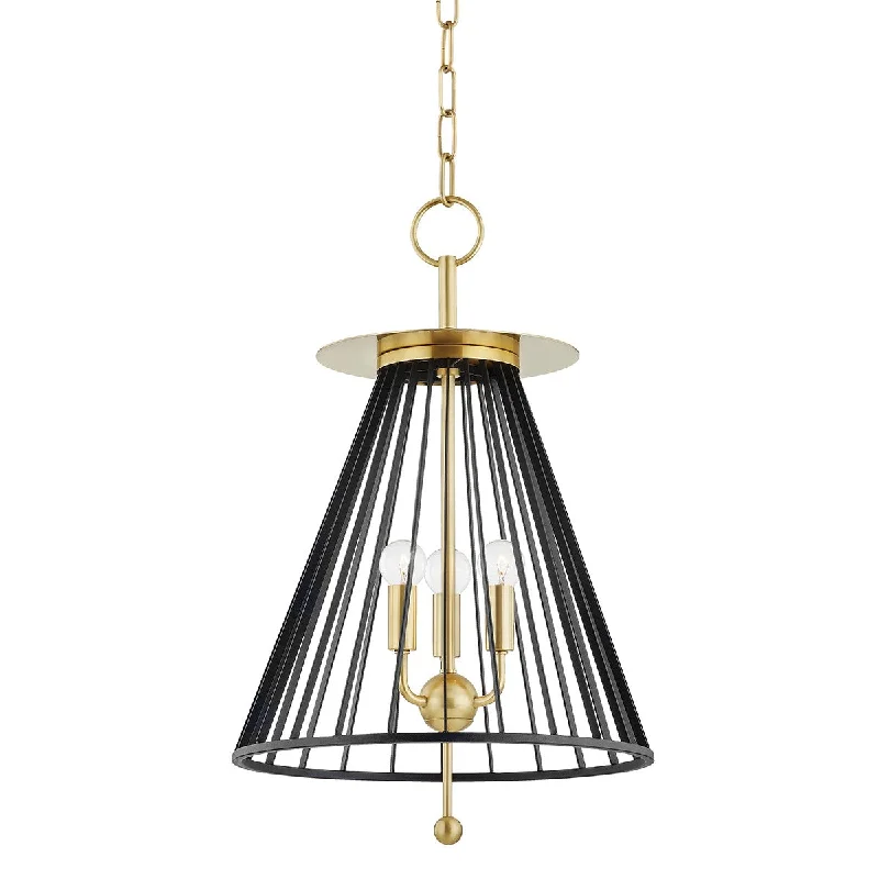 Industrial Lighting for Printing Press FacilitiesCagney Three Light Pendant