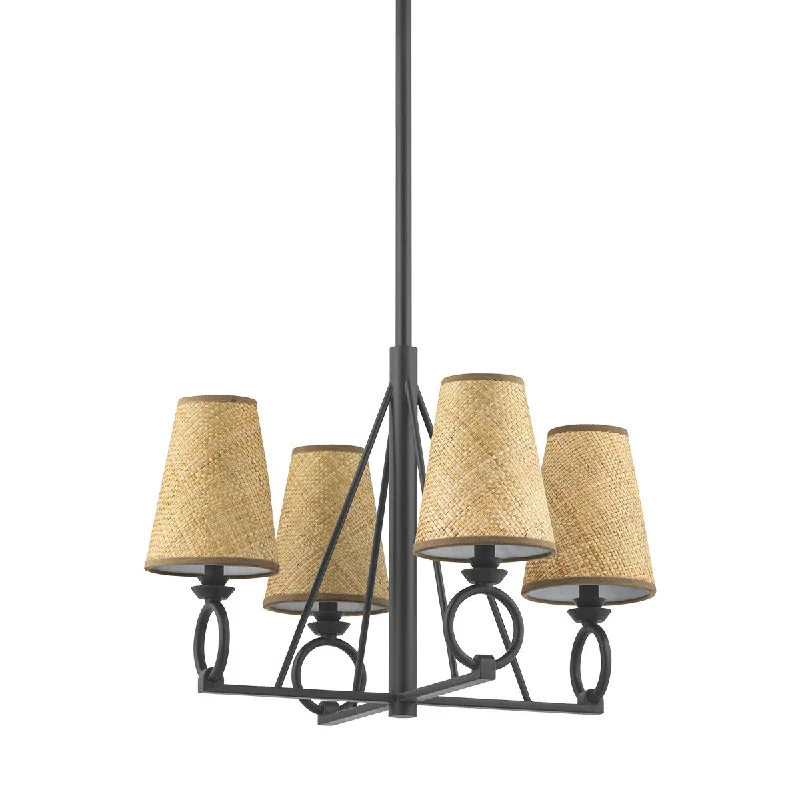 Adjustable Industrial Lighting for Flexible IlluminationPendelton Four Light Chandelier Adjustable Industrial Lighting for Flexible IlluminationPendelton Four Light Chandelier