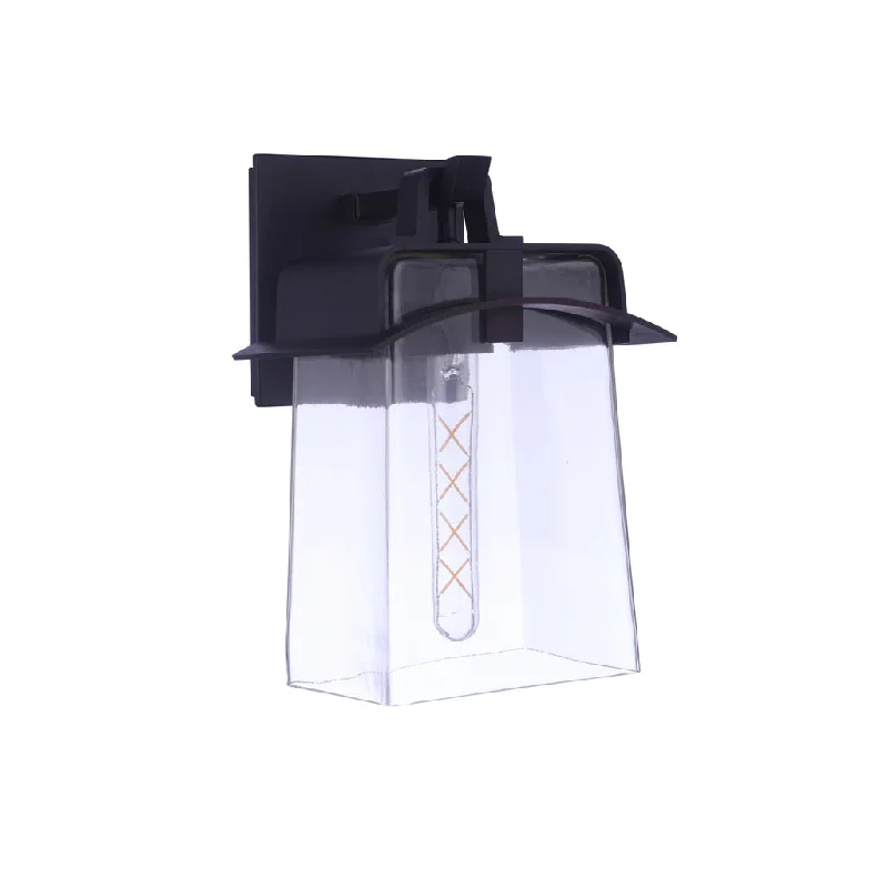 Dimmable Industrial Lighting for Ambiance ControlSmithy 1 Light Medium Outdoor Lantern in Age Bronze Brushed