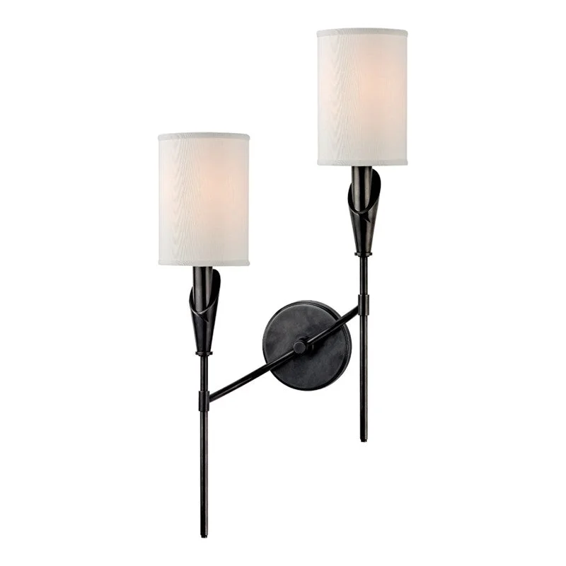 Low - Bay Industrial Lighting Fixtures for Small FactoriesTate Two Light Wall Sconce Low - Bay Industrial Lighting Fixtures for Small FactoriesTate Two Light Wall Sconce