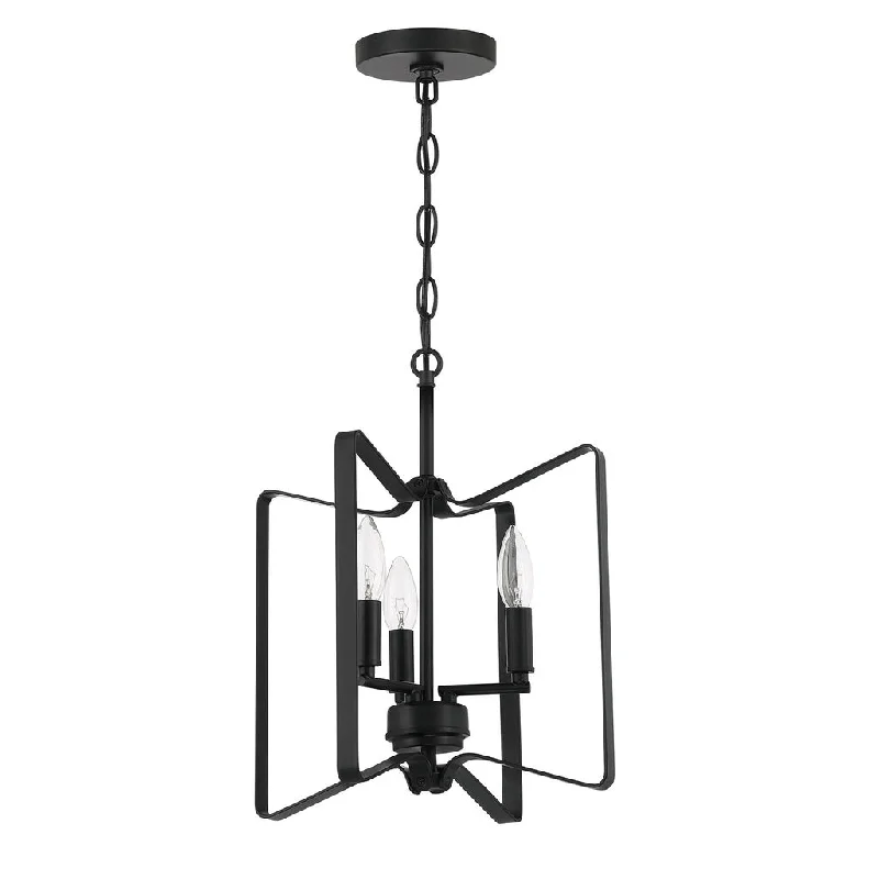 Corrosion - Resistant Industrial Lighting for Coastal FactoriesShayna 3 Light Convertible Semi Flush in Flat Black Corrosion - Resistant Industrial Lighting for Coastal FactoriesShayna 3 Light Convertible Semi Flush in Flat Black