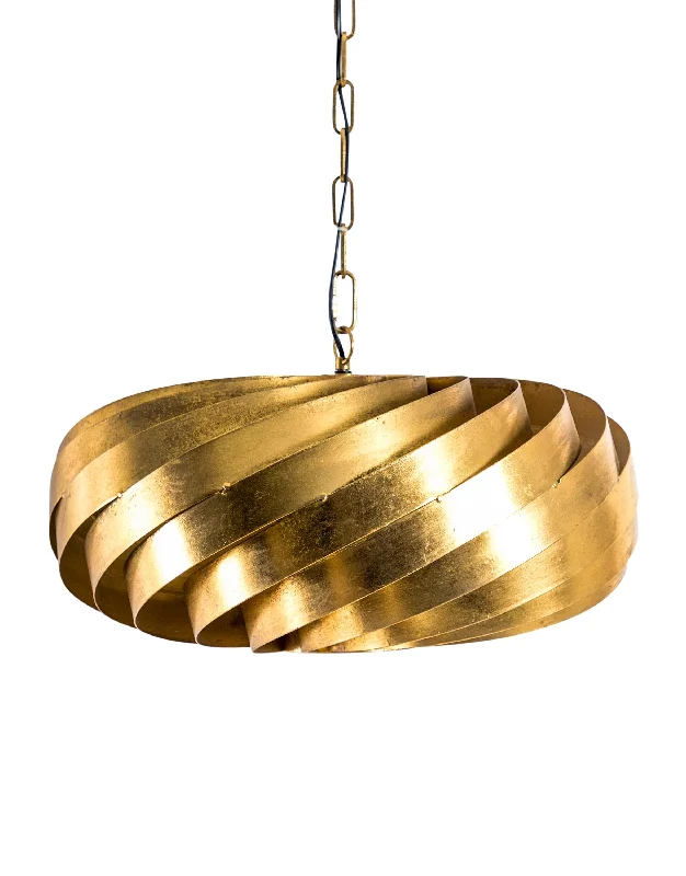 Track lighting for illuminating walkwaysTwist Pendant Light - Gold/Silver Finish
