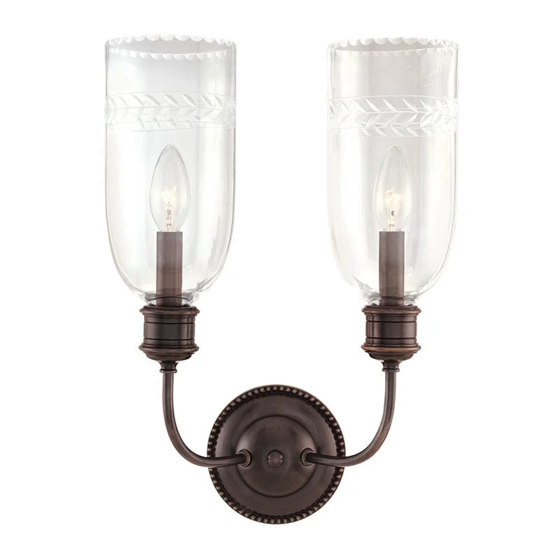 Waterproof Industrial Lighting for Wet AreasLafayette Two Light Wall Sconce