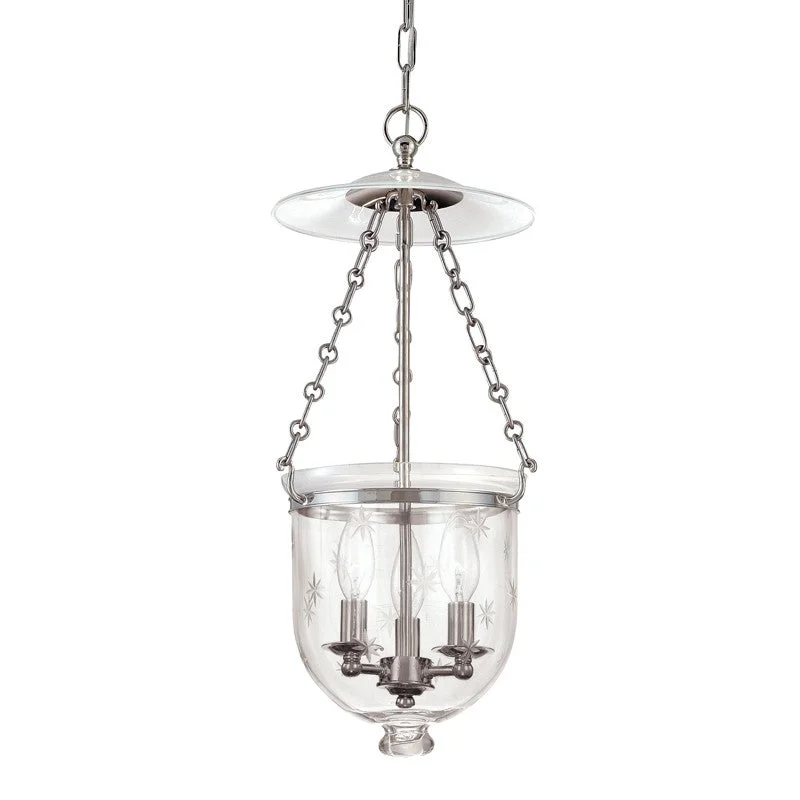 Industrial Lighting for Metal Fabrication ShopsHampton Three Light Pendant