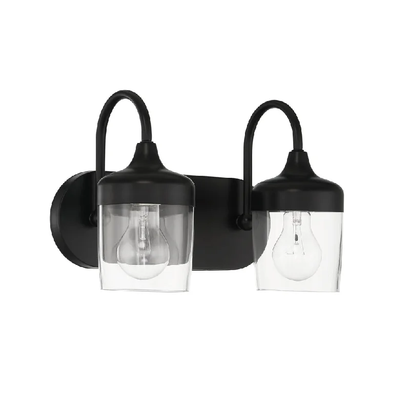 Explosion - Proof Industrial Lighting for Hazardous LocationsWrenn 2 Light Vanity in Flat Black Explosion - Proof Industrial Lighting for Hazardous LocationsWrenn 2 Light Vanity in Flat Black