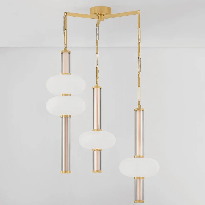 Modern track lighting with LED bulbsCorbin Multi Light Chandelier