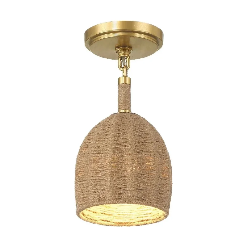 Commercial - grade track lighting for storesJace LED Semi Flush Mount