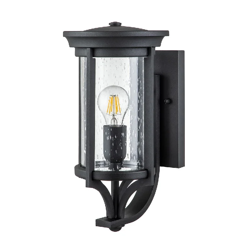 Commercial - grade track lighting for storesMerrill 1 Light Small Wall Lantern - Black E27 IP44 Commercial - grade track lighting for storesMerrill 1 Light Small Wall Lantern - Black E27 IP44