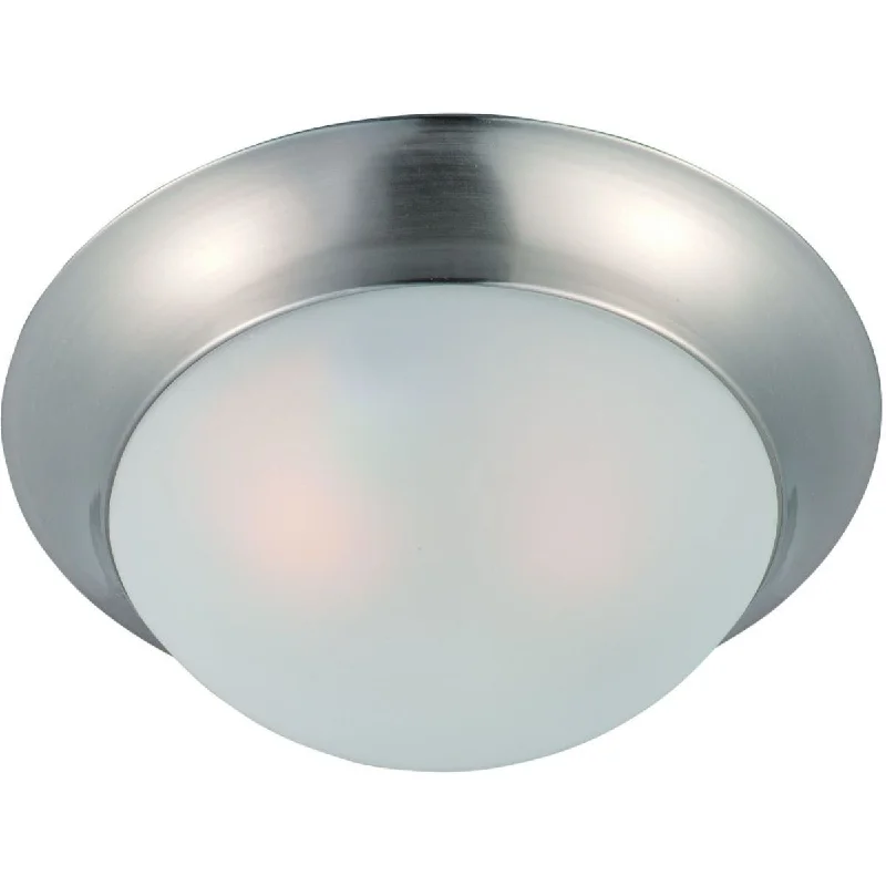 Color - Tunable Industrial Lighting for Special ApplicationsEssentials-585x 12 in. Flush Mount Light Nickel finish Frosted Glass Color - Tunable Industrial Lighting for Special ApplicationsEssentials-585x 12 in. Flush Mount Light Nickel finish Frosted Glass