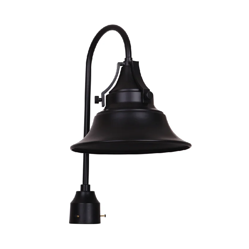 Waterproof Industrial Lighting for Wet AreasUnion 1 Light Outdoor Post Mount in Midnight Waterproof Industrial Lighting for Wet AreasUnion 1 Light Outdoor Post Mount in Midnight