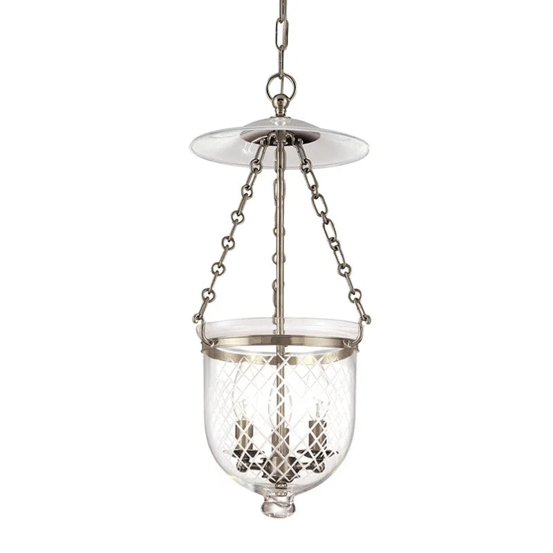 Industrial Flood Lighting for Outdoor Loading DocksHampton Three Light Pendant