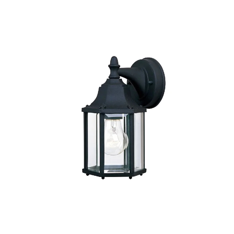 Adjustable Industrial Lighting for Flexible IlluminationBuilder Cast 10 in. Outdoor Wall Light Black Finish