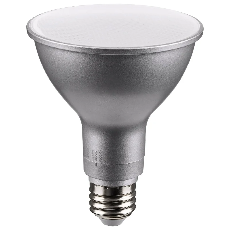 Industrial Lighting for Chemical Plants11 Watt PAR30LN LED - Medium Base - Silver Finish - CCT Selectable - 120 Volt - 25 Degree Beam Angle - 6 Pack Industrial Lighting for Chemical Plants11 Watt PAR30LN LED - Medium Base - Silver Finish - CCT Selectable - 120 Volt - 25 Degree Beam Angle - 6 Pack