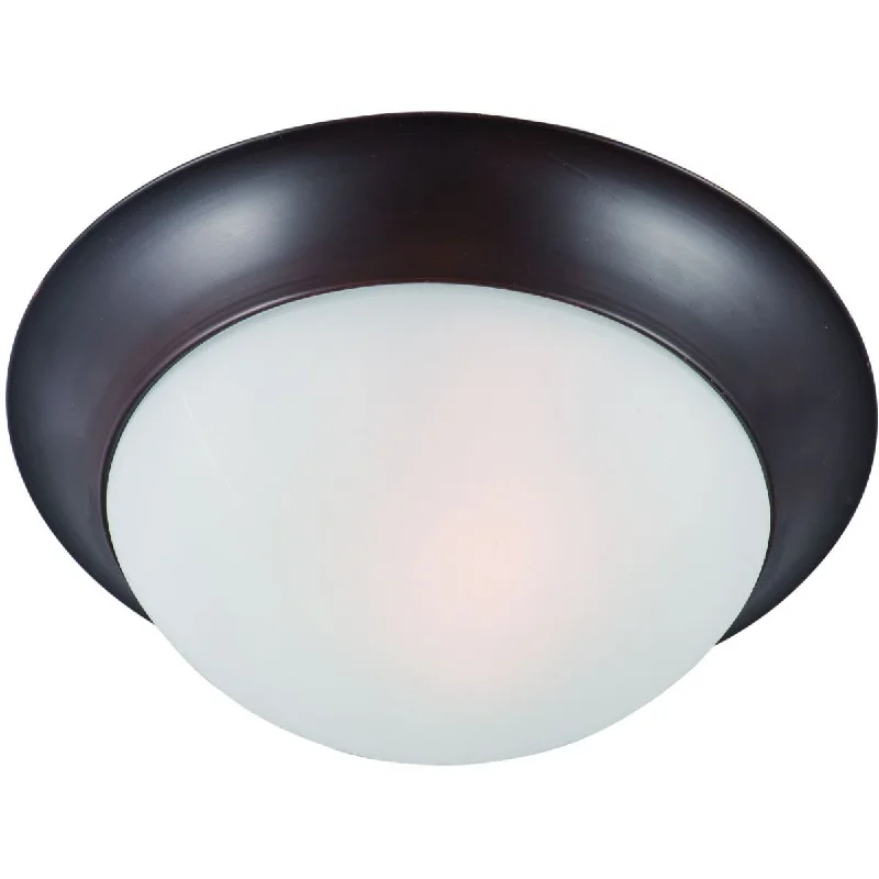 Industrial Flood Lighting for Outdoor Loading DocksEssentials-585x 14 in. 2 Lights Flush Mount Light Bronze finish Frosted Glass Industrial Flood Lighting for Outdoor Loading DocksEssentials-585x 14 in. 2 Lights Flush Mount Light Bronze finish Frosted Glass