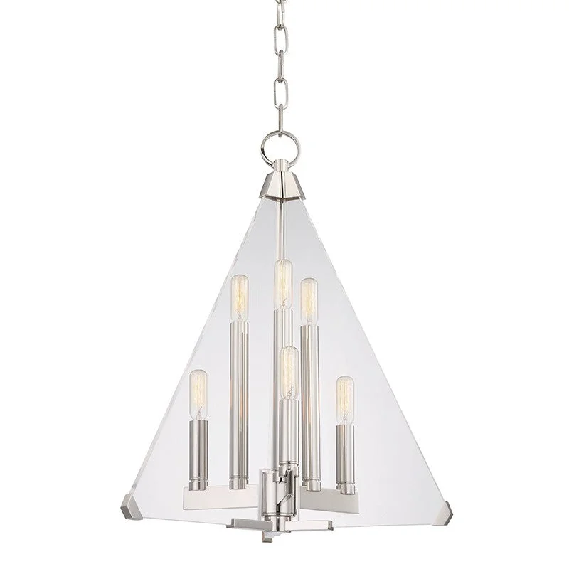 Industrial Lighting for Automotive Manufacturing PlantsTriad Six Light Pendant