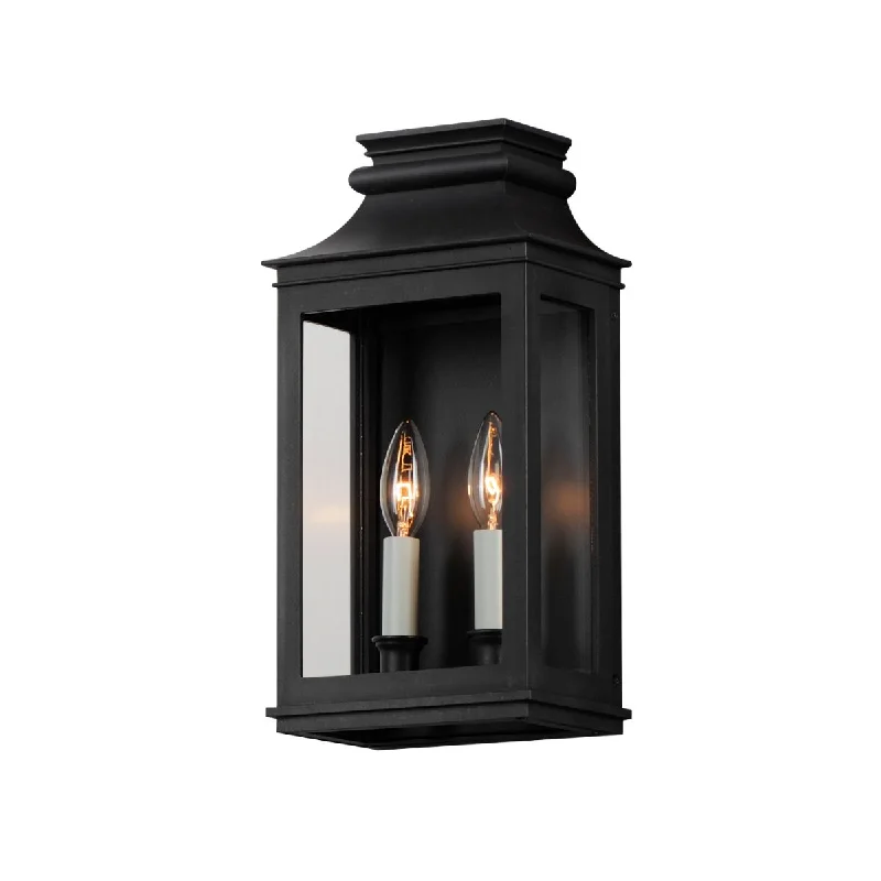 Low - Bay Industrial Lighting Fixtures for Small FactoriesSavannah VX 15 in. 2 lights Outdoor Wall Sconce Black Finish Low - Bay Industrial Lighting Fixtures for Small FactoriesSavannah VX 15 in. 2 lights Outdoor Wall Sconce Black Finish