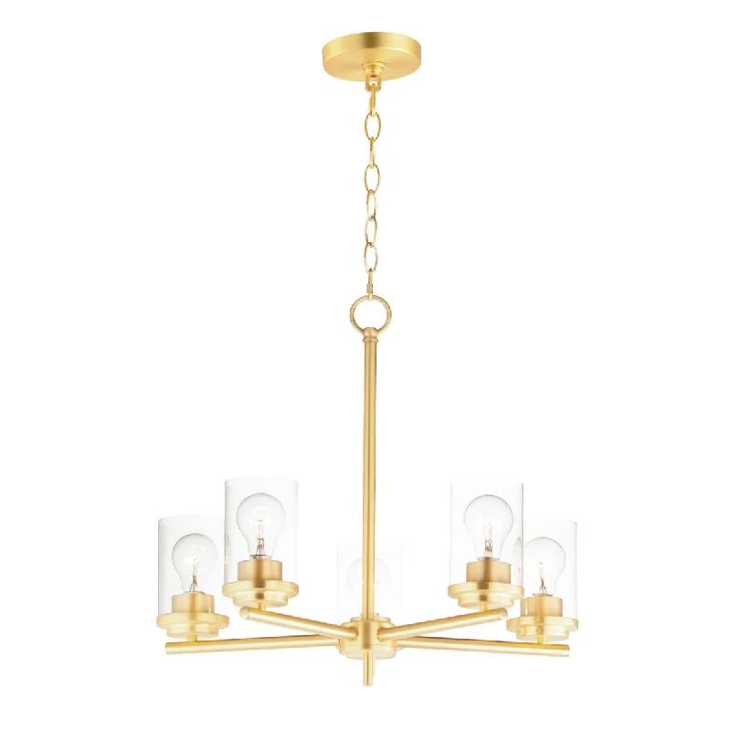Industrial Flood Lighting for Outdoor Loading DocksCorona 22 in. 5 Lights Chandelier Satin Brass finish Clear Glass Industrial Flood Lighting for Outdoor Loading DocksCorona 22 in. 5 Lights Chandelier Satin Brass finish Clear Glass