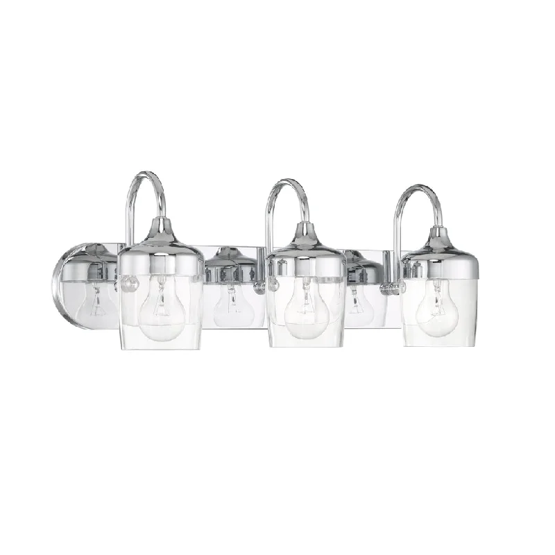 Waterproof Industrial Lighting for Wet AreasWrenn 3 Light Vanity in Chrome