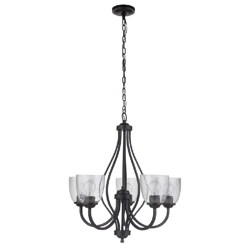 Industrial Lighting for Electronics ManufacturingSerene 5 Light Chandelier in Espresso Industrial Lighting for Electronics ManufacturingSerene 5 Light Chandelier in Espresso