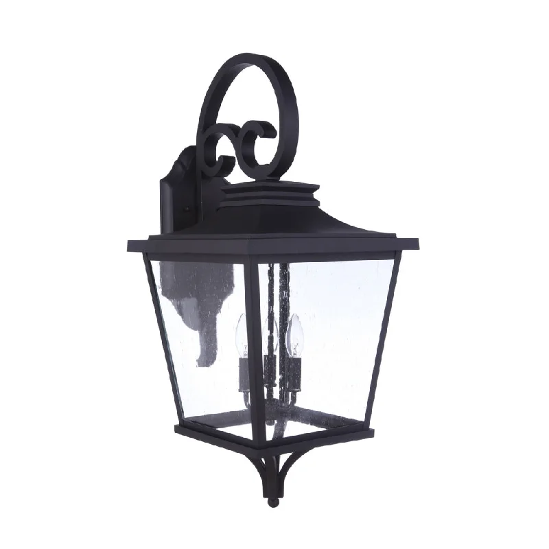 Industrial Lighting for Furniture FactoriesTillman 3 Light Extra Large Outdoor Wall Lantern in Textured Black Industrial Lighting for Furniture FactoriesTillman 3 Light Extra Large Outdoor Wall Lantern in Textured Black