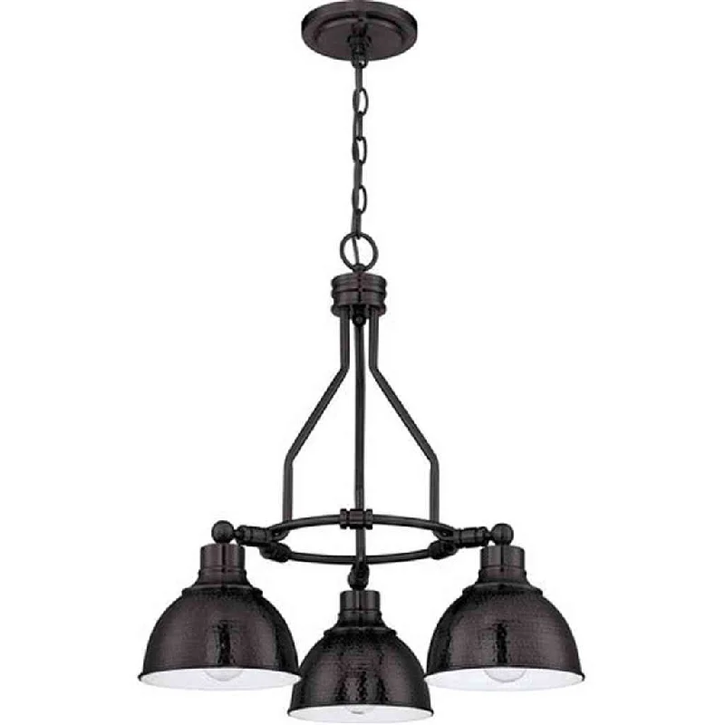 Industrial Lighting for Printing Press FacilitiesTimarron 3 Light Down Chandelier in Aged Bronze Brushed Industrial Lighting for Printing Press FacilitiesTimarron 3 Light Down Chandelier in Aged Bronze Brushed