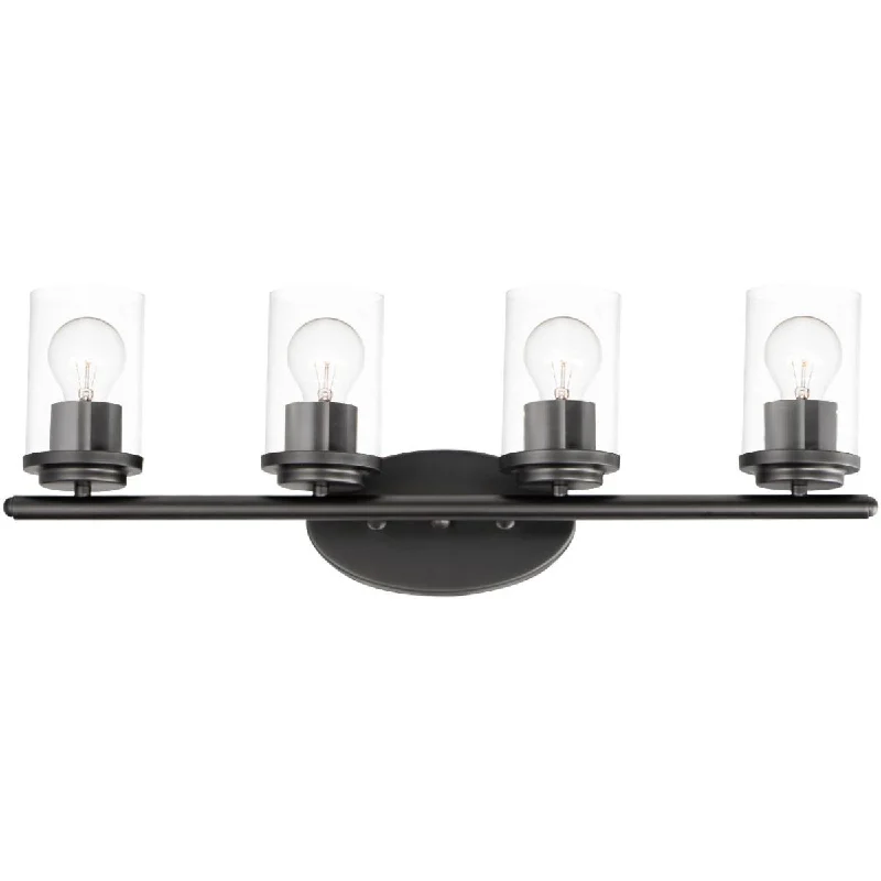 Explosion - Proof Industrial Lighting for Hazardous LocationsCorona 26 In. 4 Lights Vanity Light Black finish with clear glass