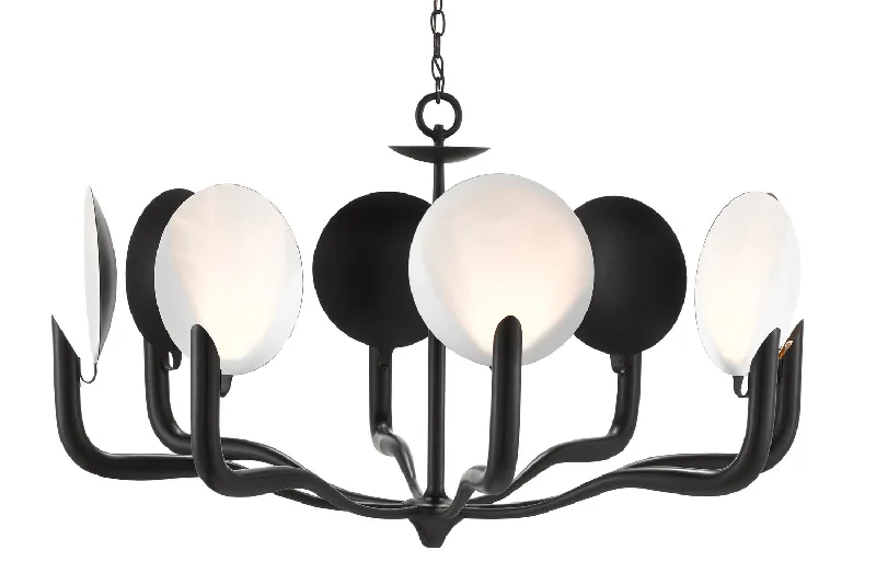 Industrial Lighting for Woodworking FactoriesTirtoff Eight Light Chandelier