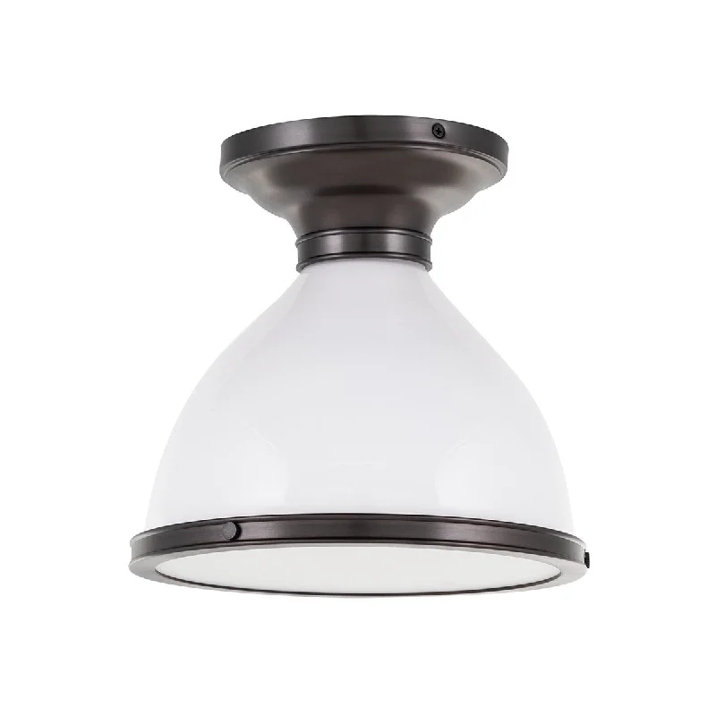 Dust - Resistant Industrial Lighting for Dirty WorkspacesRandolph One Light Semi Flush Mount Dust - Resistant Industrial Lighting for Dirty WorkspacesRandolph One Light Semi Flush Mount