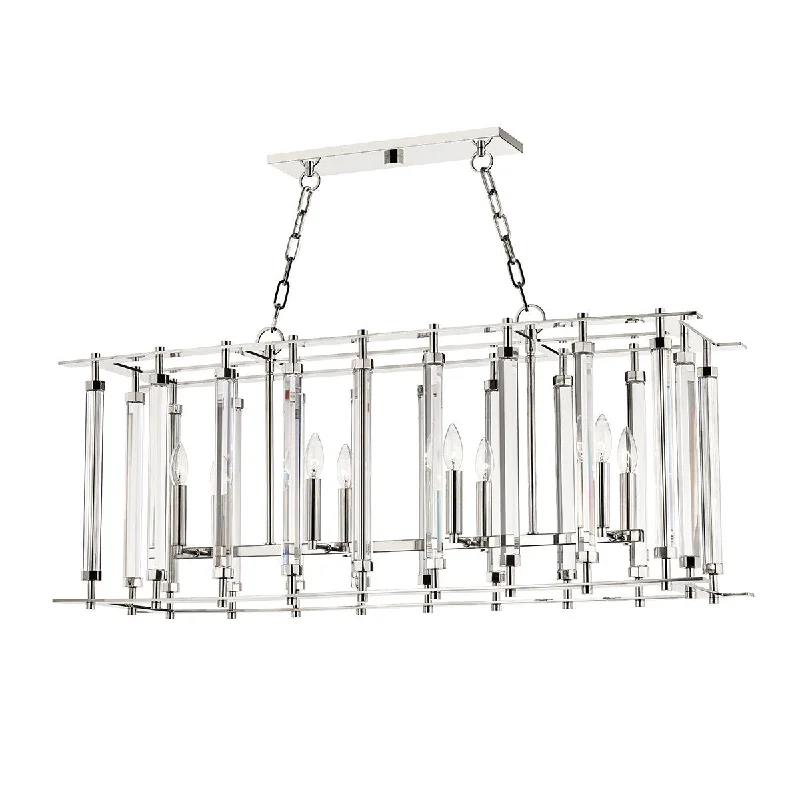 Industrial Lighting for Food Processing FactoriesHaddon Eight Light Island Pendant Industrial Lighting for Food Processing FactoriesHaddon Eight Light Island Pendant