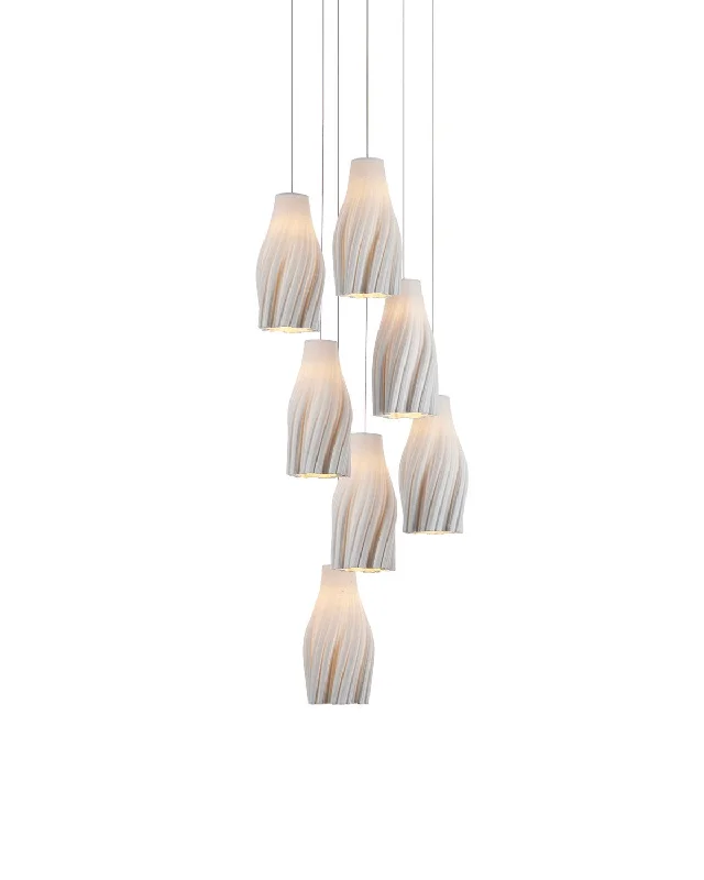 Industrial Lighting for Textile MillsPosh Seven Light Pendant