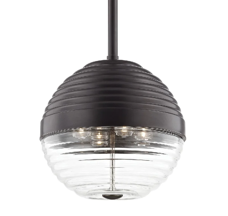 Industrial Flood Lighting for Outdoor Loading DocksEaston Four Light Pendant