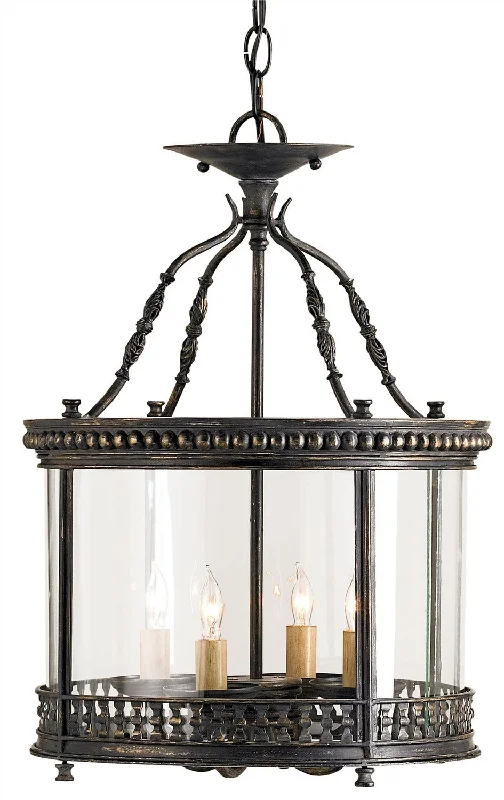Industrial Lighting for Metal Fabrication ShopsLillian August Four Light Lantern