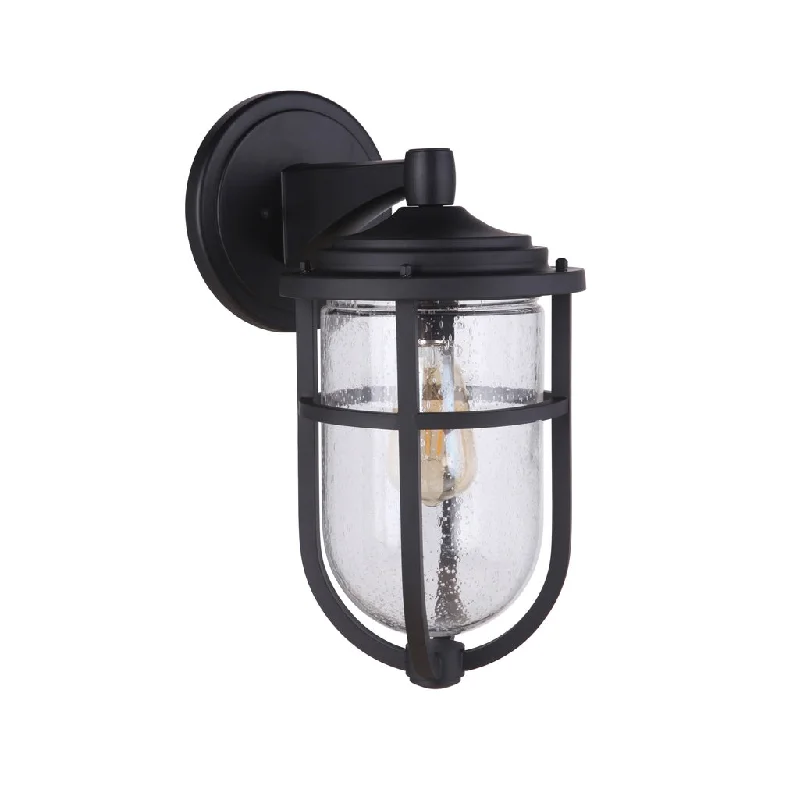 Industrial Task Lighting for Precision WorkstationsVoyage 1 Light Medium Outdoor Wall Lantern in Midnight Industrial Task Lighting for Precision WorkstationsVoyage 1 Light Medium Outdoor Wall Lantern in Midnight