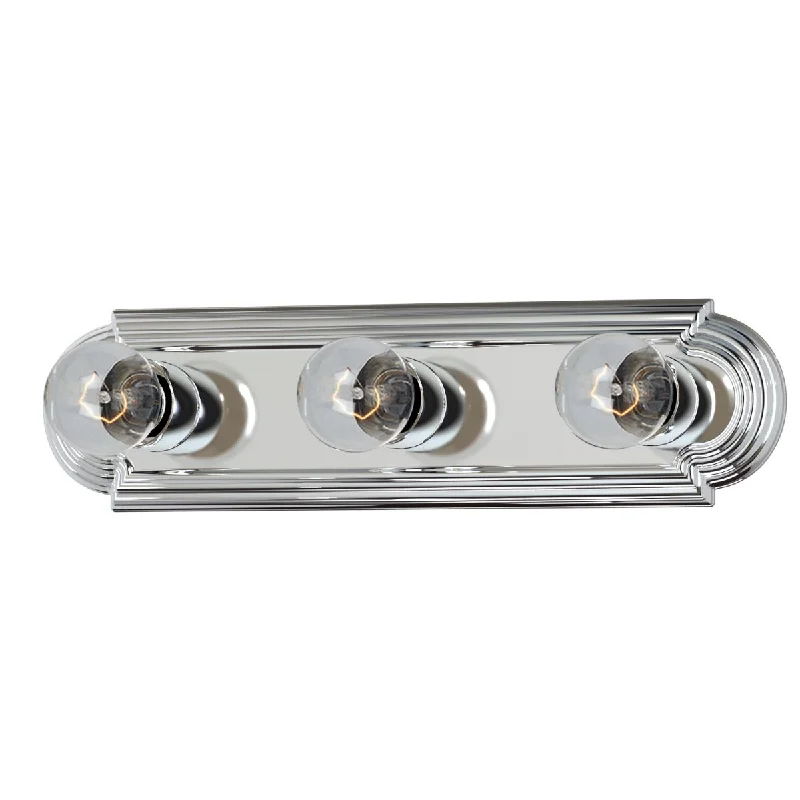 Industrial Lighting for Chemical PlantsEssentials 712x 18 in. Vanity Light Chrome Finish Industrial Lighting for Chemical PlantsEssentials 712x 18 in. Vanity Light Chrome Finish